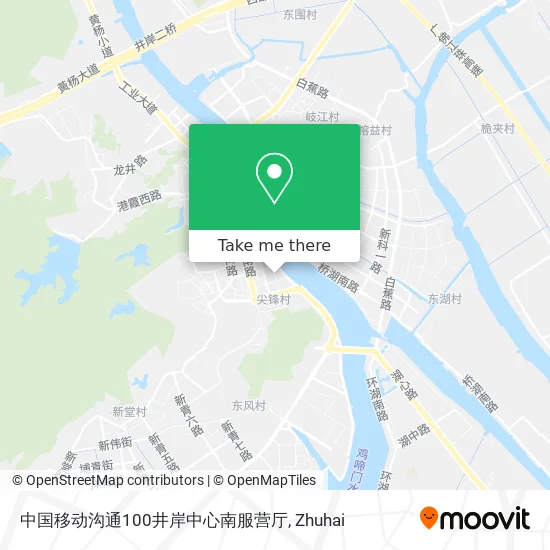 中国移动沟通100井岸中心南服营厅 map