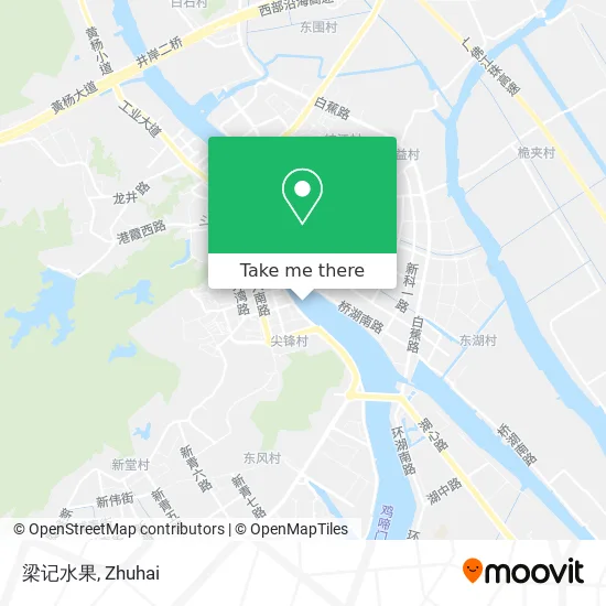 梁记水果 map