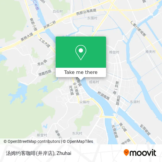 汤姆约客咖啡(井岸店) map