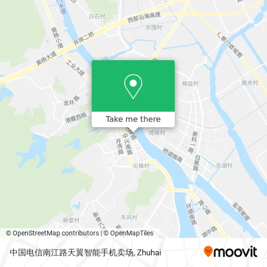 中国电信南江路天翼智能手机卖场 map
