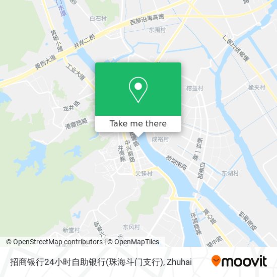 招商银行24小时自助银行(珠海斗门支行) map