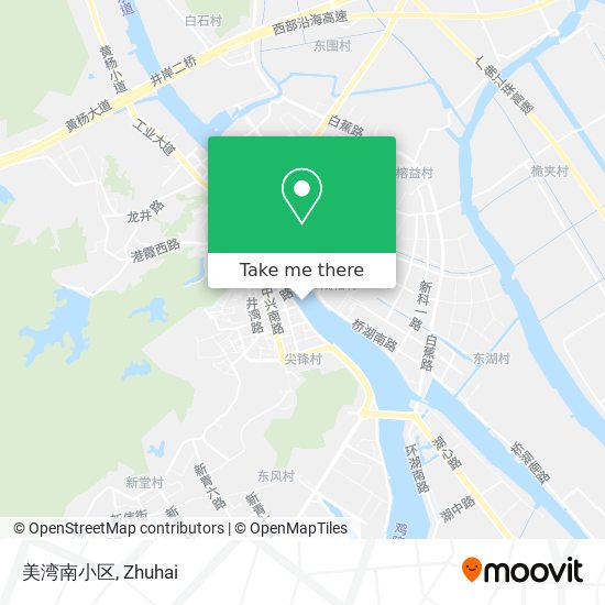 美湾南小区 map