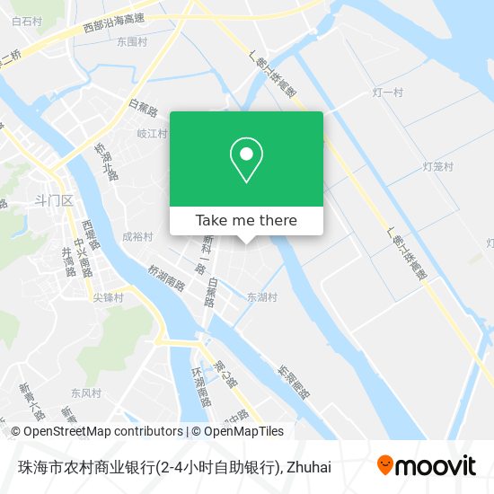 珠海市农村商业银行(2-4小时自助银行) map