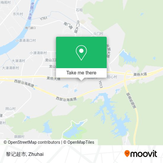 黎记超市 map