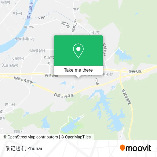 黎记超市 map