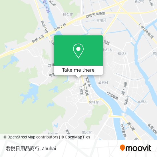 君悦日用品商行 map