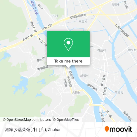 湘家乡蒸菜馆(斗门店) map