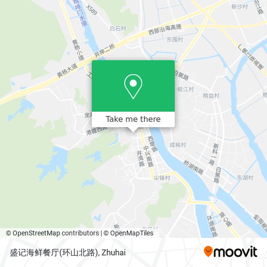 盛记海鲜餐厅(环山北路) map