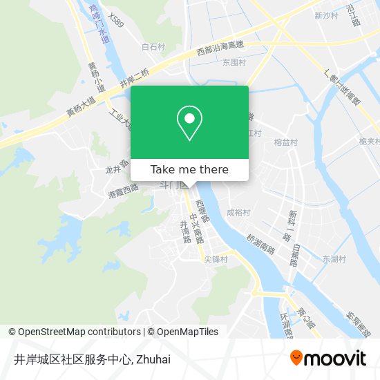 井岸城区社区服务中心 map