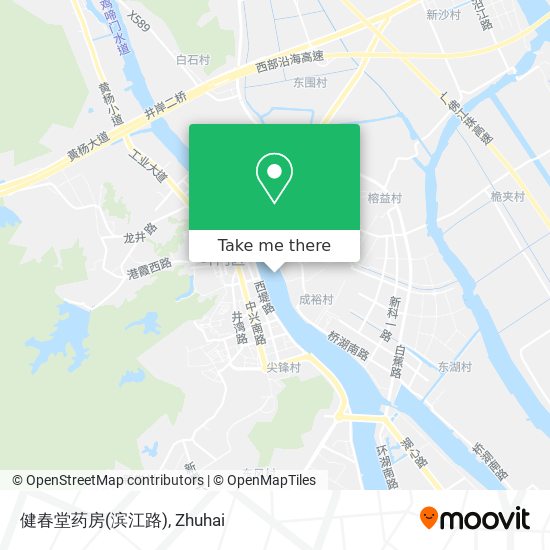 健春堂药房(滨江路) map