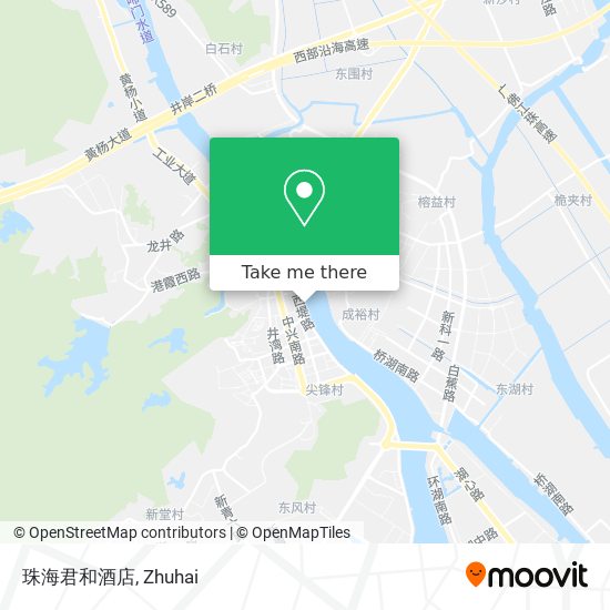 珠海君和酒店 map