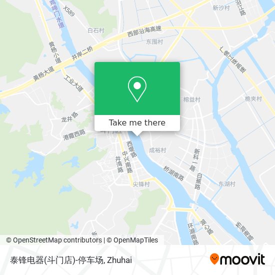 泰锋电器(斗门店)-停车场 map
