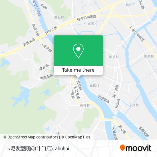卡尼发型顾问(斗门店) map