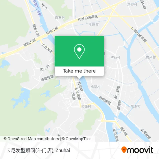 卡尼发型顾问(斗门店) map