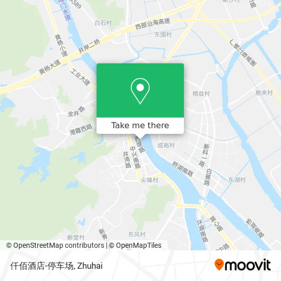 仟佰酒店-停车场 map