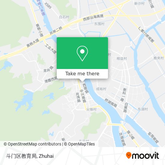 斗门区教育局 map
