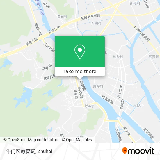 斗门区教育局 map