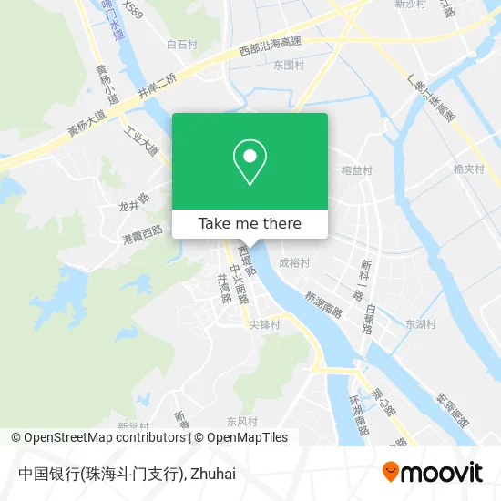中国银行(珠海斗门支行) map