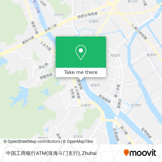 中国工商银行ATM(珠海斗门支行) map