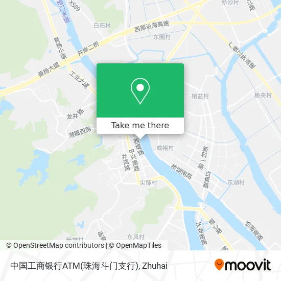 中国工商银行ATM(珠海斗门支行) map