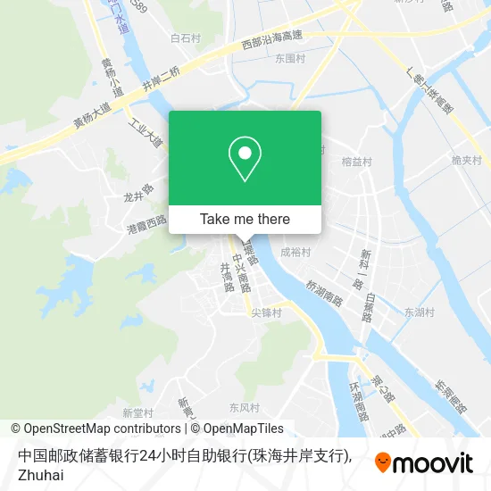 中国邮政储蓄银行24小时自助银行(珠海井岸支行) map