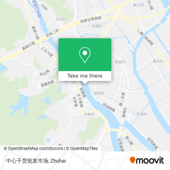 中心干货批发市场 map