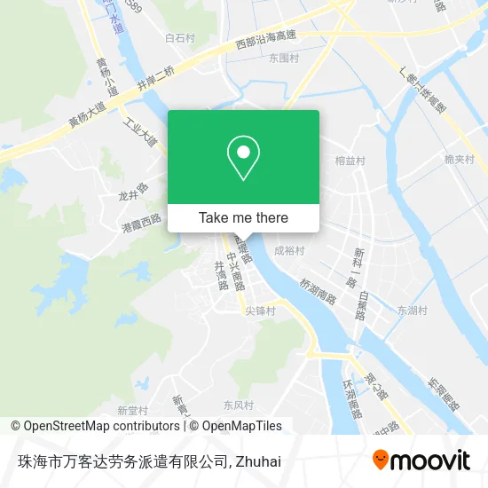 珠海市万客达劳务派遣有限公司 map