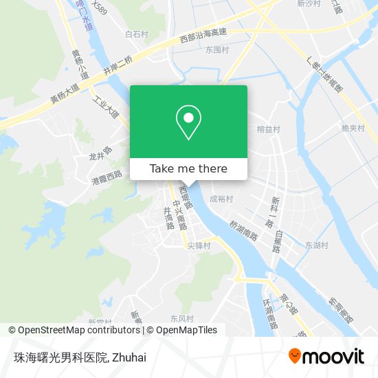 珠海曙光男科医院 map