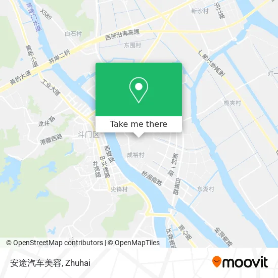 安途汽车美容 map