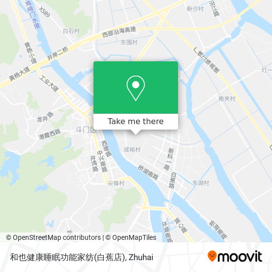和也健康睡眠功能家纺(白蕉店) map