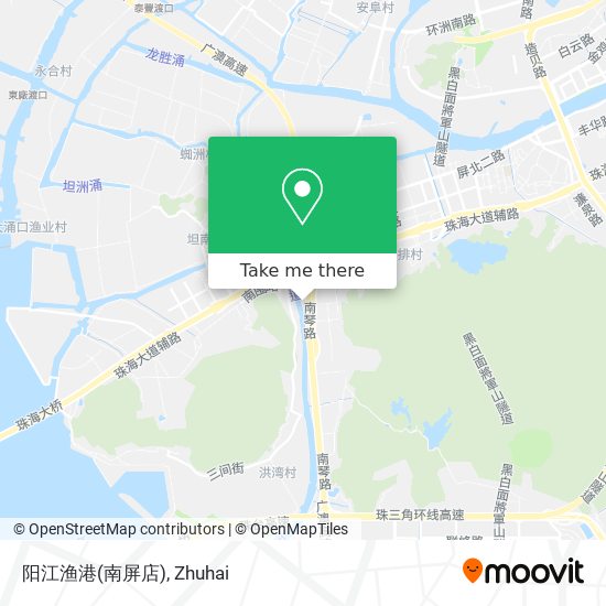 阳江渔港(南屏店) map