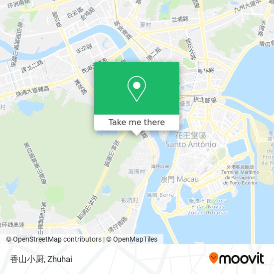 香山小厨 map