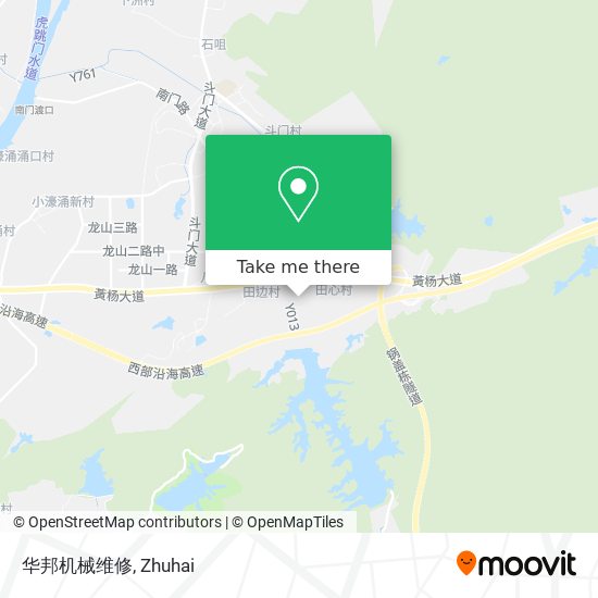 华邦机械维修 map