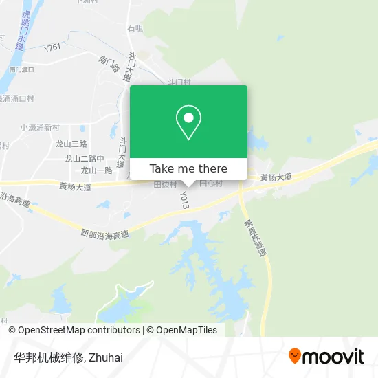 华邦机械维修 map