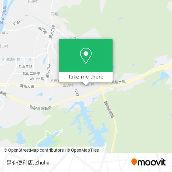 昆仑便利店 map