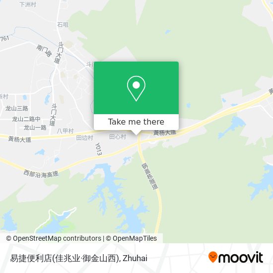 易捷便利店(佳兆业·御金山西) map