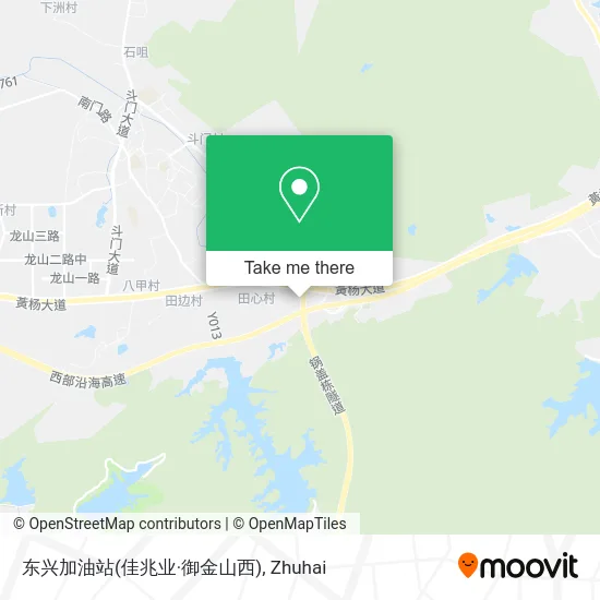 东兴加油站(佳兆业·御金山西) map