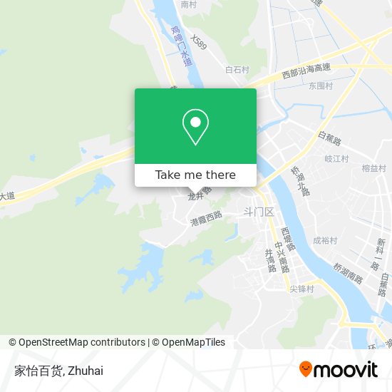 家怡百货 map
