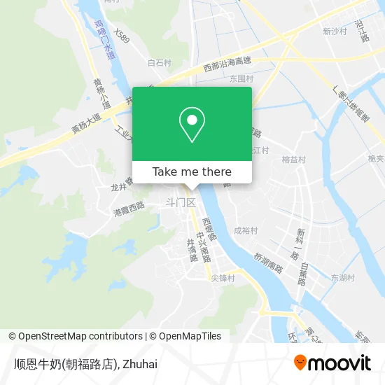 顺恩牛奶(朝福路店) map