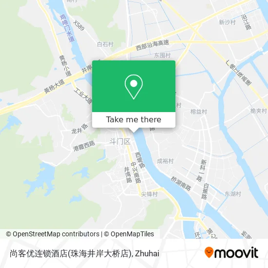 尚客优连锁酒店(珠海井岸大桥店) map