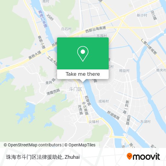 珠海市斗门区法律援助处 map