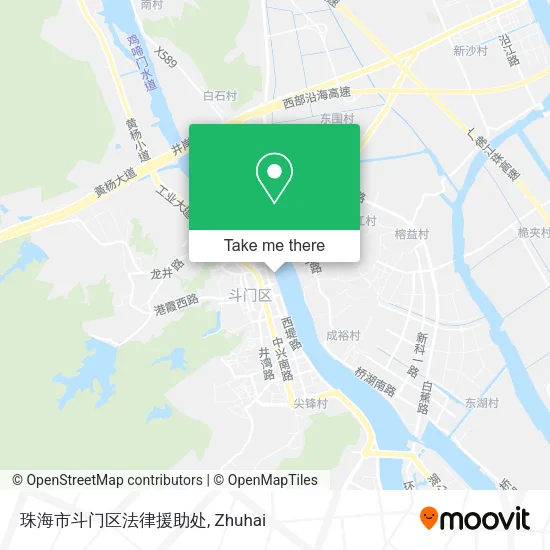 珠海市斗门区法律援助处 map