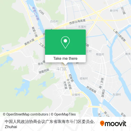 中国人民政治协商会议广东省珠海市斗门区委员会 map