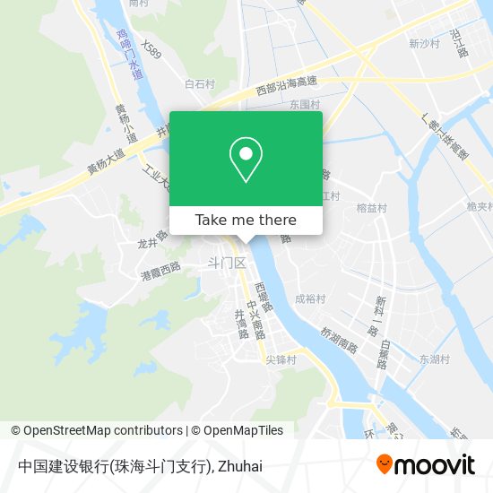 中国建设银行(珠海斗门支行) map