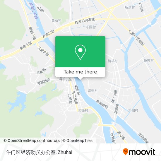 斗门区经济动员办公室 map