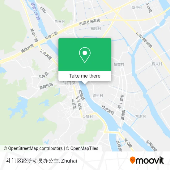 斗门区经济动员办公室 map