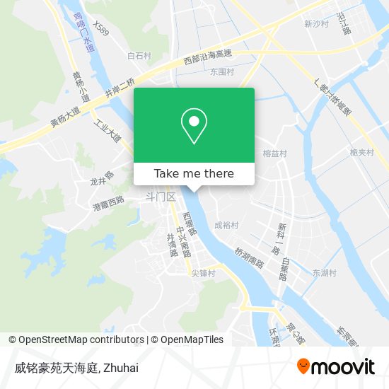 威铭豪苑天海庭 map