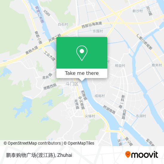 鹏泰购物广场(渡江路) map