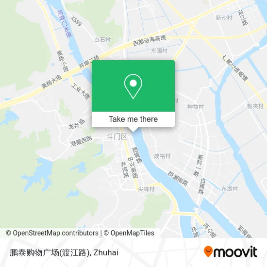 鹏泰购物广场(渡江路) map