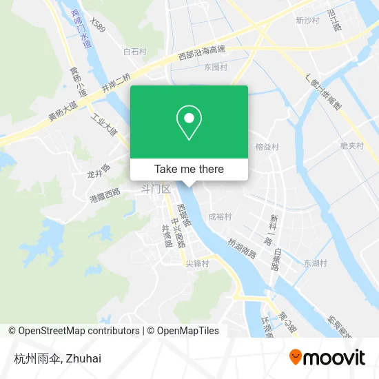 杭州雨伞 map